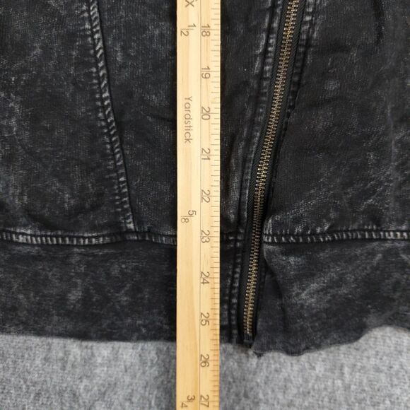 Affliction Womens Size Medium Americans Custom Motorcycles Black Hidden Hoodie - Picture 6 of 8